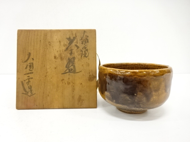 JAPANESE TEA CEREMONY / OHI WARE TEA CHAWAN / CARAMEL GLAZE / ARTISAN WORK